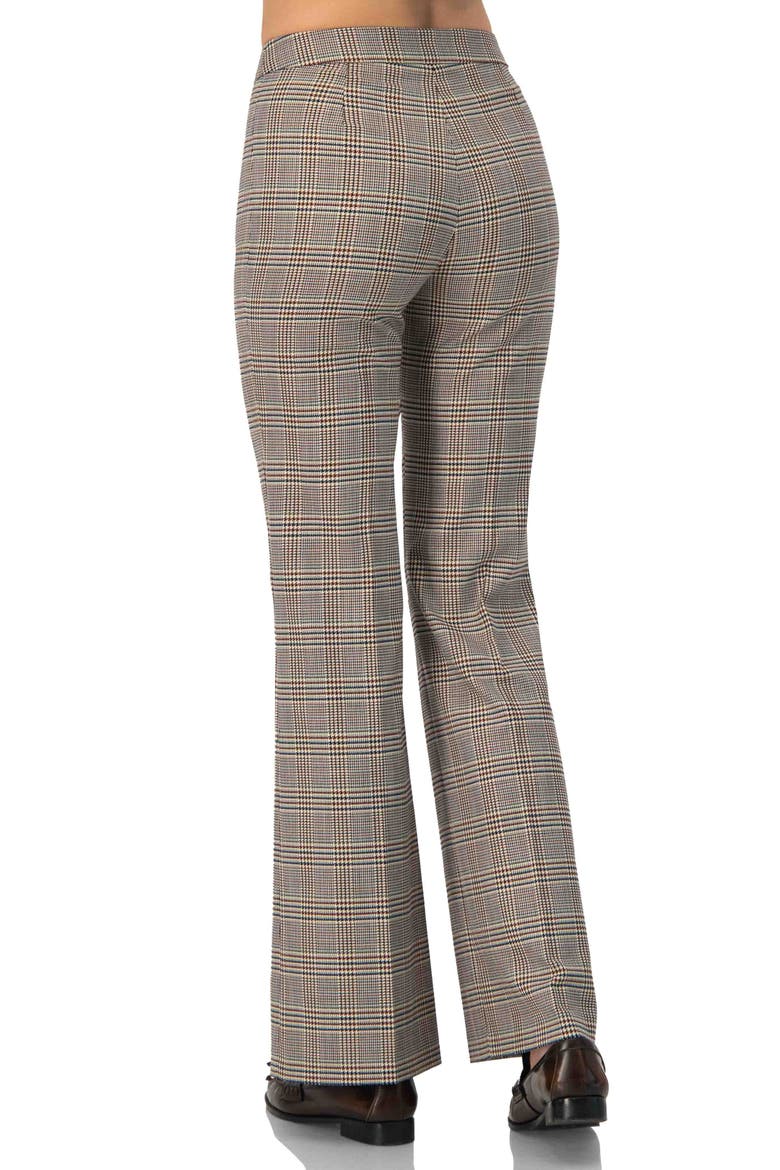 Straight-Leg Prince Of Wales Trousers, Alternate, color, Multi-Brown