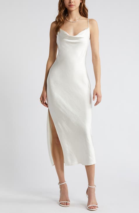 Satin White Dresses Nordstrom