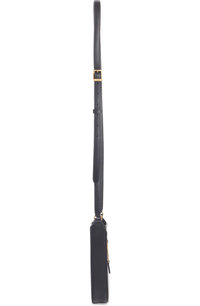 Saint Laurent Mini Le 5 à 7 Vertical Leather Crossbody Bag, Alternate, color,