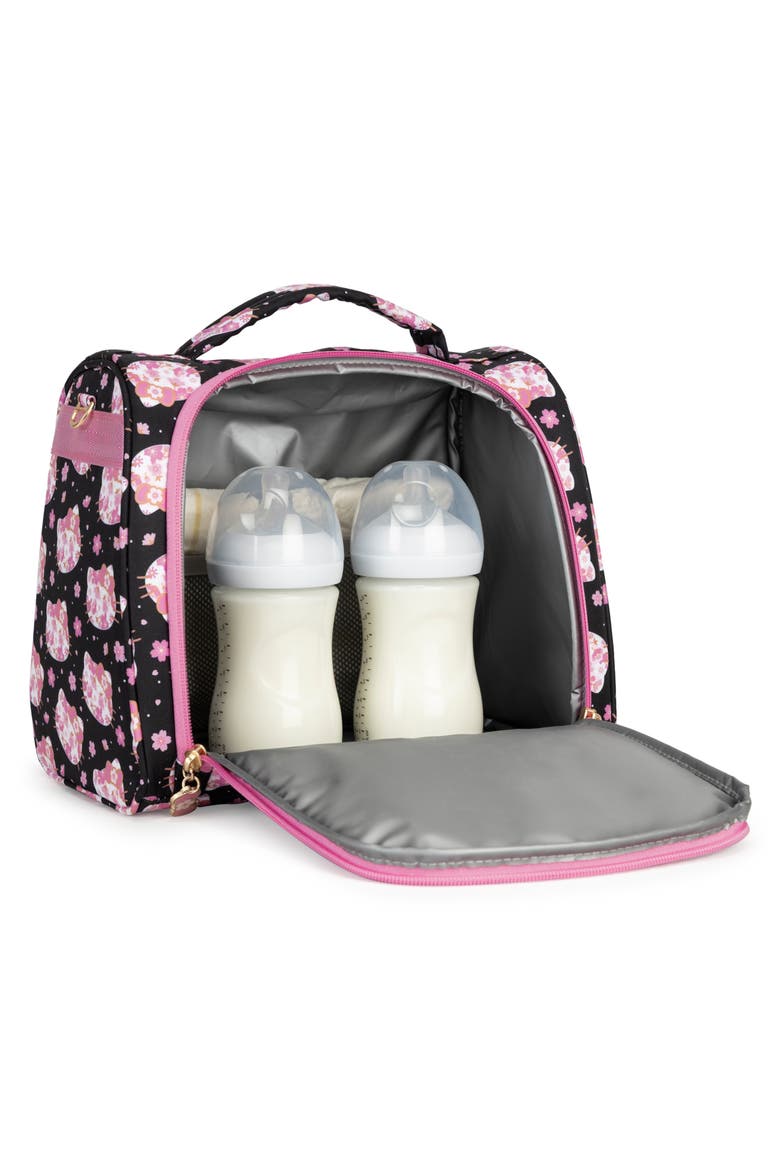 x Hello Kitty® Cherry Blossoms Insulated Bottle Bag, Alternate, color, CHERRY BLOSSOMS