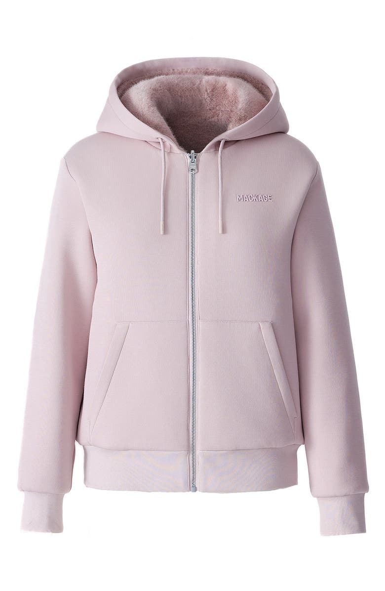 Mackage Gwendal Reversible Hooded Jacket, Main, color, Sepia Rose