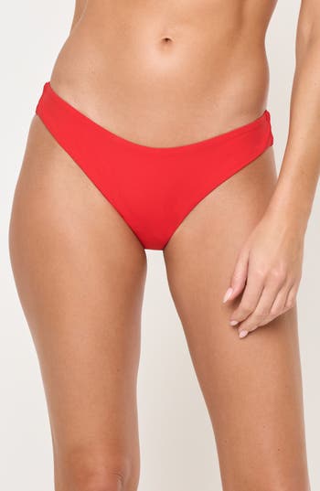 L*space Lspace Rocky Classic Bikini Bottoms In Red
