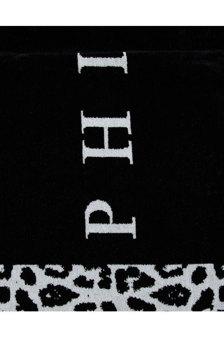 Beach Towel Leo Beach 95X180 Cm Unisex, Alternate, color, white/black