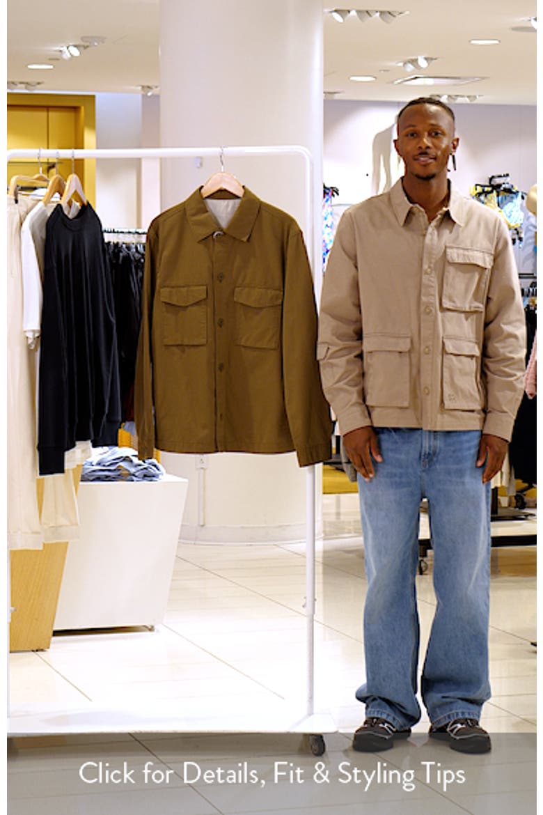 Regular Fit Lyocell & Cotton Jacket video