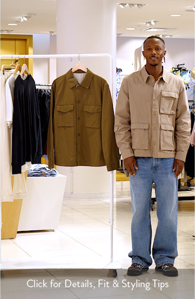 Regular Fit Lyocell & Cotton Jacket, sales video thumbnail