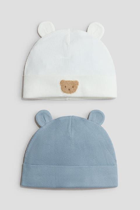 2-pack Cotton Jersey Beanies