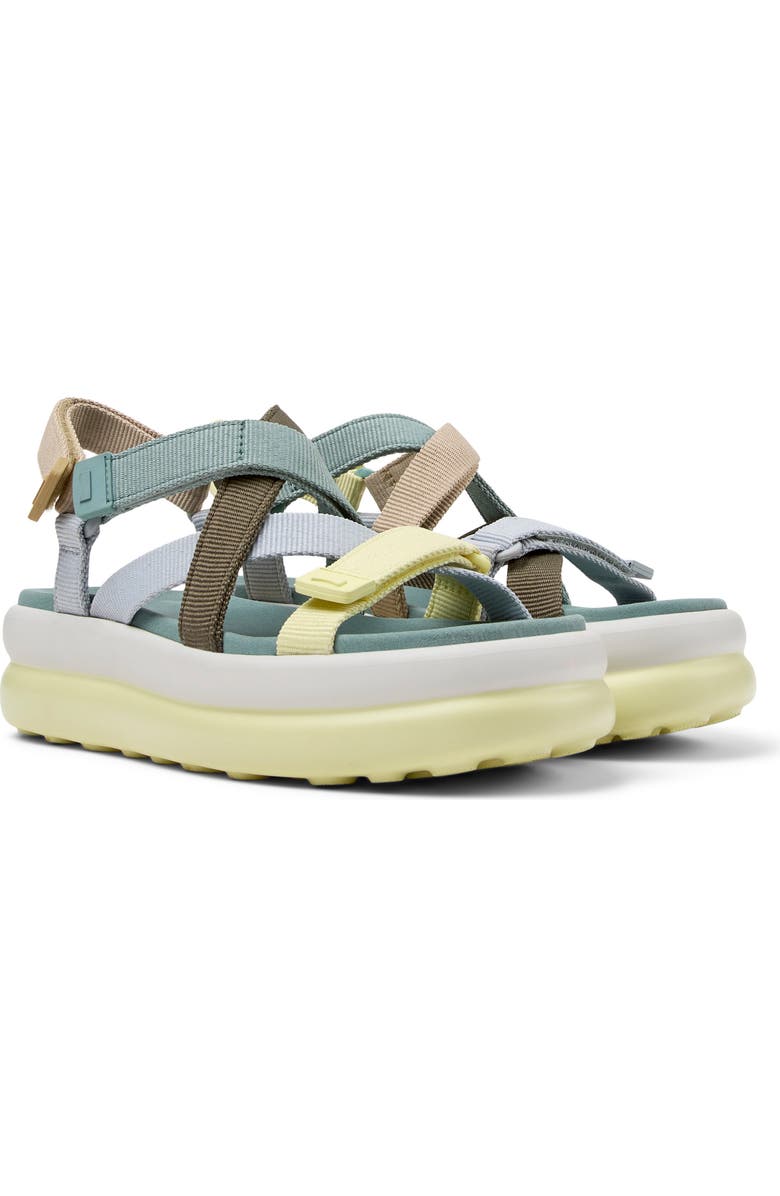 Camper Pelotas Flota Up Platform Sandal, Main, color,