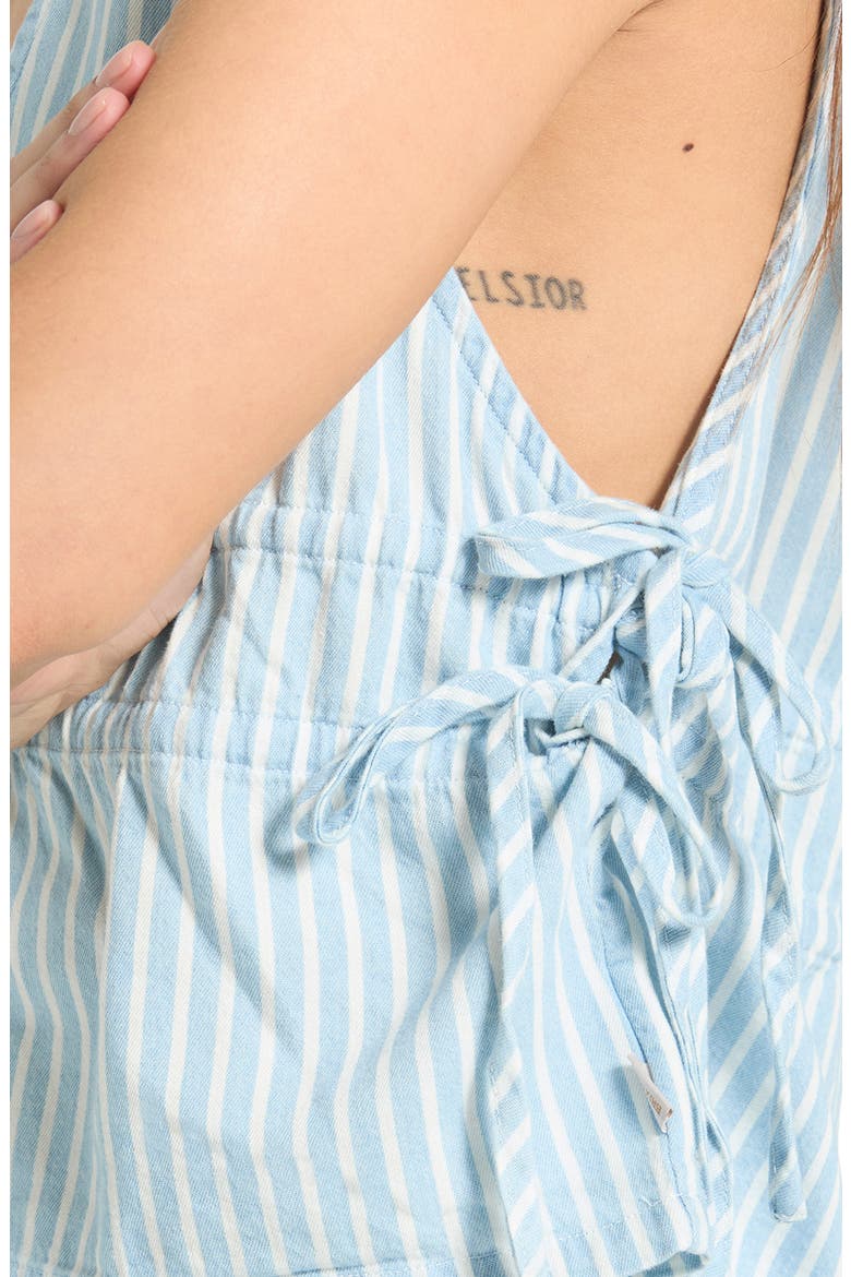 The Bells Side Tie Cotton Top, Alternate, color, TWO BOOT STRIPE