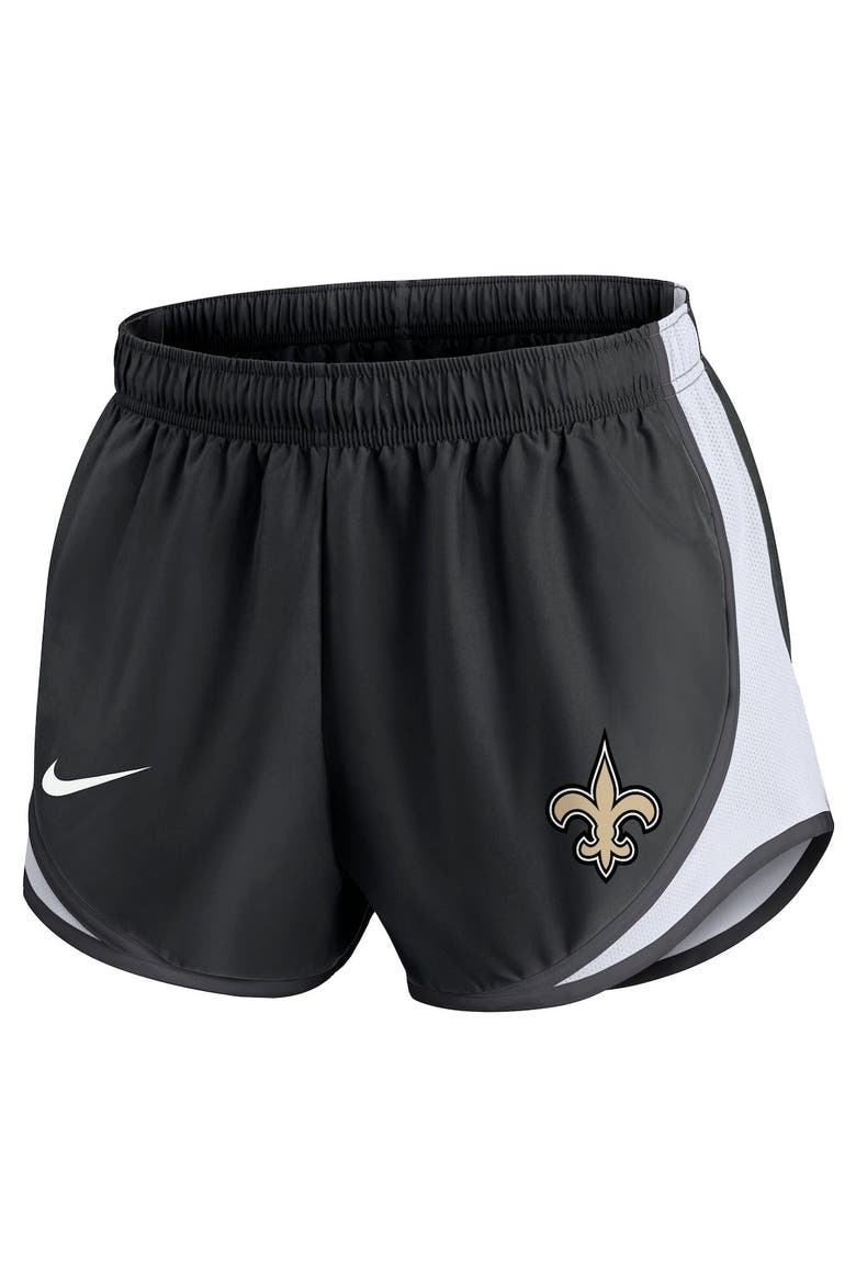 Women's Nike Black New Orleans Saints Performance Tempo Shorts, Alternate, color, Black