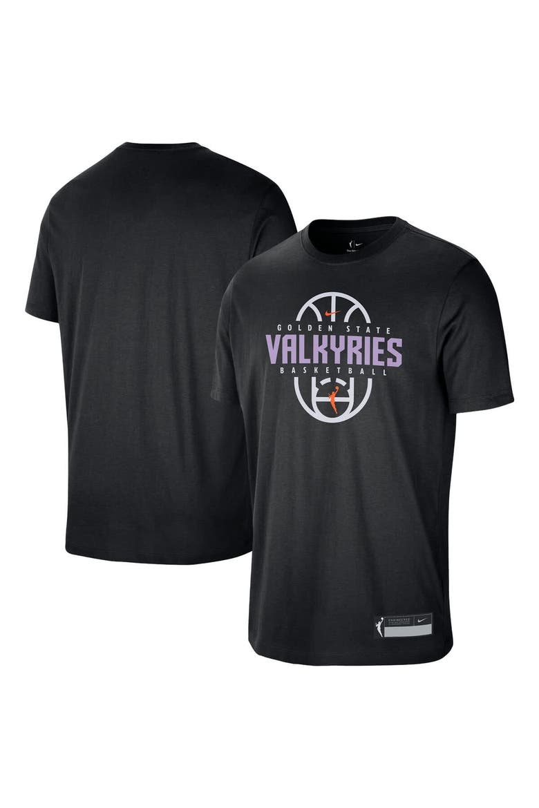 Unisex Nike Black Golden State Valkyries 2026 On-Court Authentic Practice Premium T-Shirt, Main, color, Black