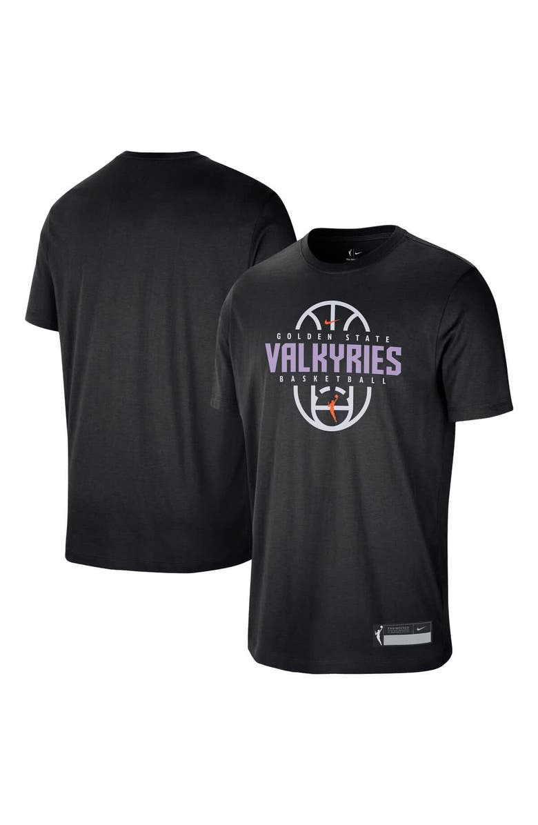 Nike Unisex Nike Black Golden State Valkyries 2026 On-Court Authentic Practice Premium T-Shirt, Main, color, Black