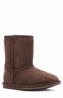 Australia Luxe Collective Suede Genuine Shearling Lined Cosy Short Boot