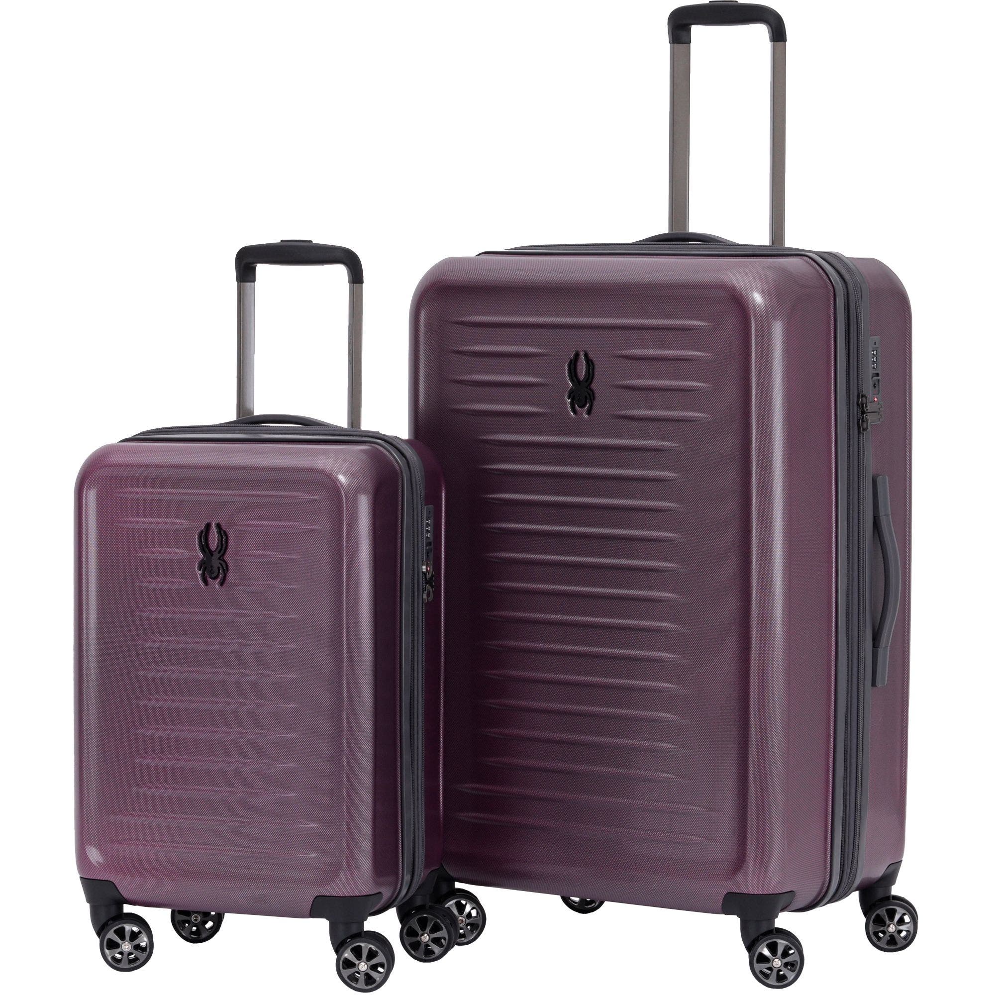 Spyder Rails 2 Piece Luggage Set, Main, color, Burgundy