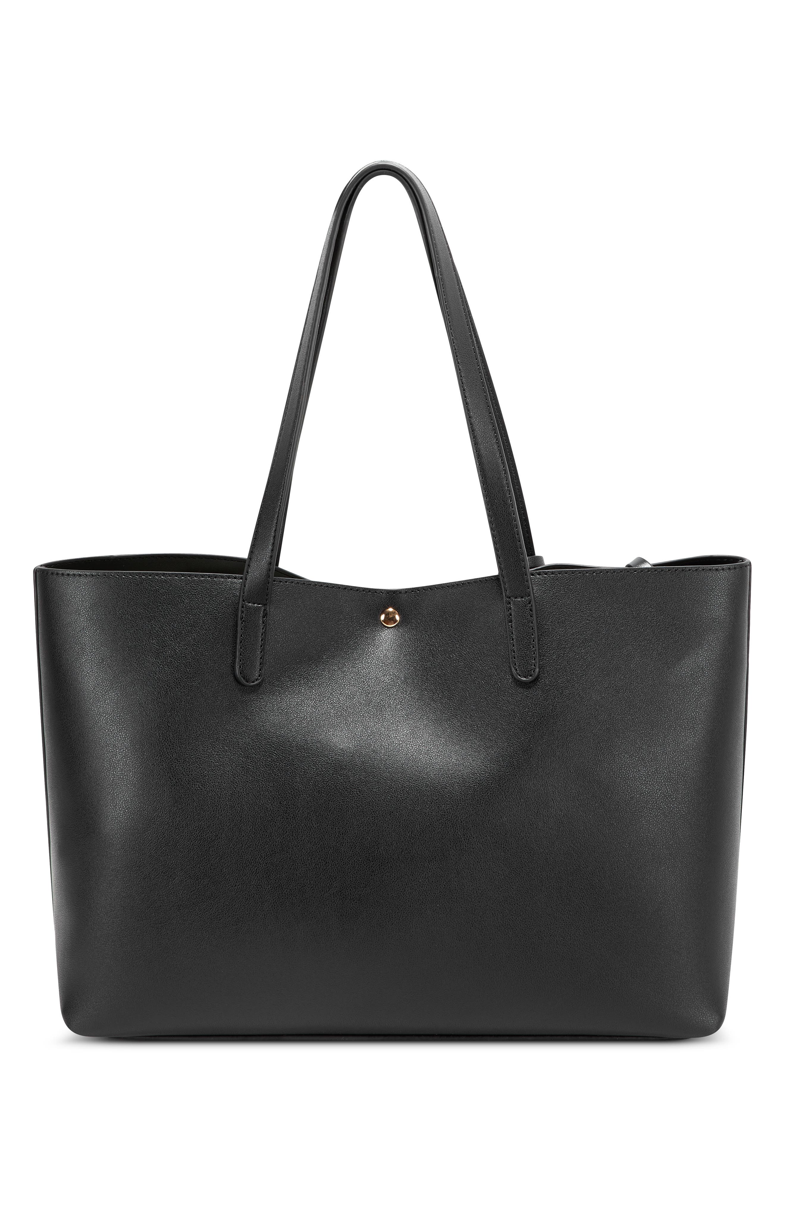 Sole Society Zeda Faux Leather Tote, Alternate, color, 