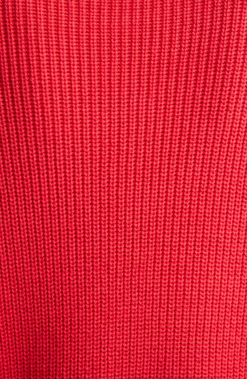 525 Emma High-low Sweater In Tomato
