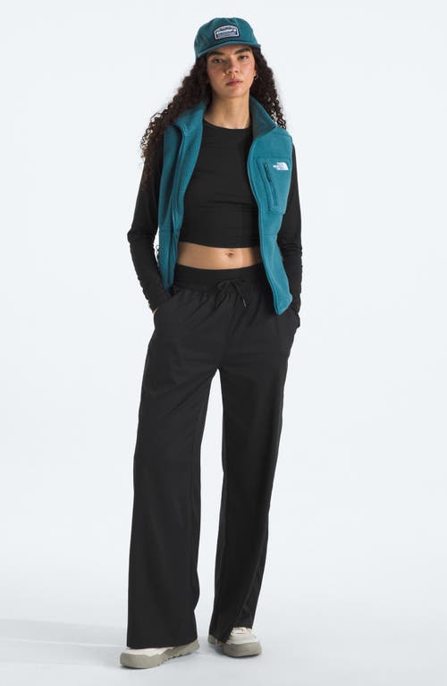 The North Face Aphrodite Arise Wide Leg Pants In Black