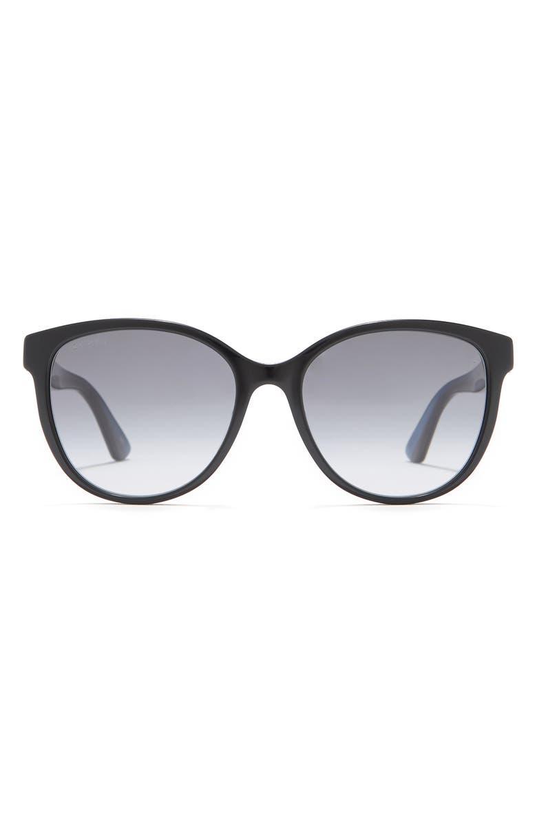 Gucci 55mm Round Sunglasses, Main, color,