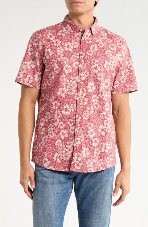 Biscus Bounty Short Sleeve Button-Down Shirt