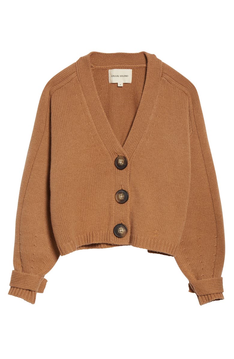 LOULOU DE SAISON Loulou Studio Kids' New Tiberine Wool & Cashmere Cardigan, Main, color,