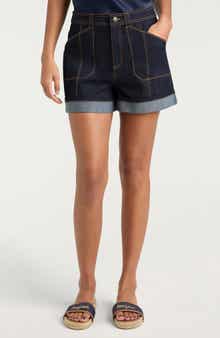 Cinq à Sept Benji Cuffed Denim Shorts