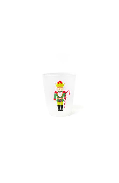 Mr. Nutcracker Frosted Cups Set of 10