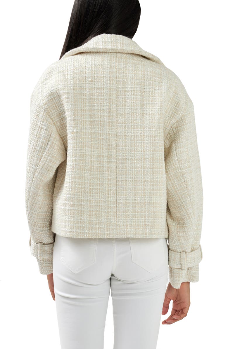 Belle & Bloom Power Over Me Tweed Jacket, Alternate, color, Beige Marle