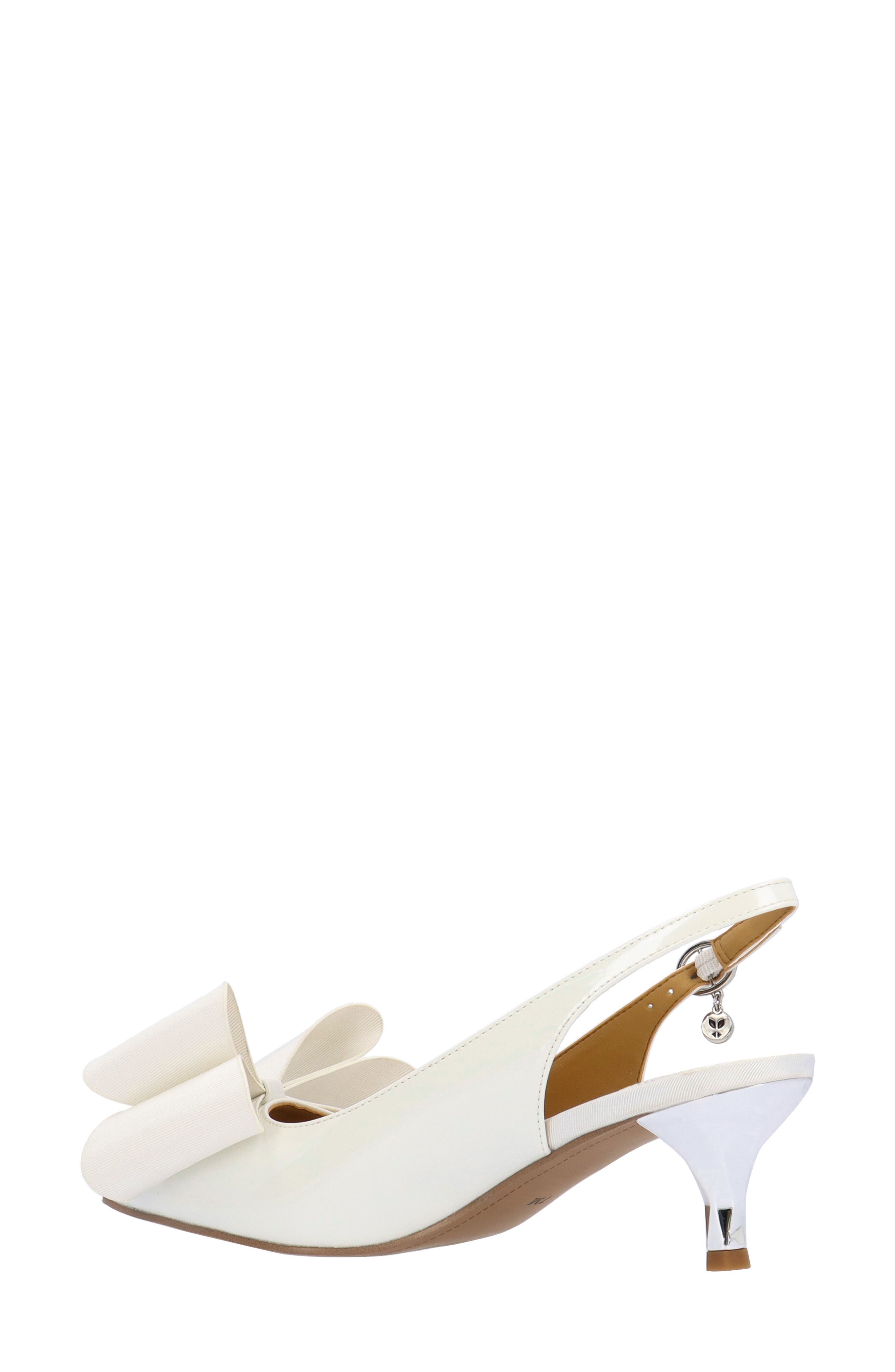 Delmare Slingback Pump, Alternate, color, WHITE PATENT