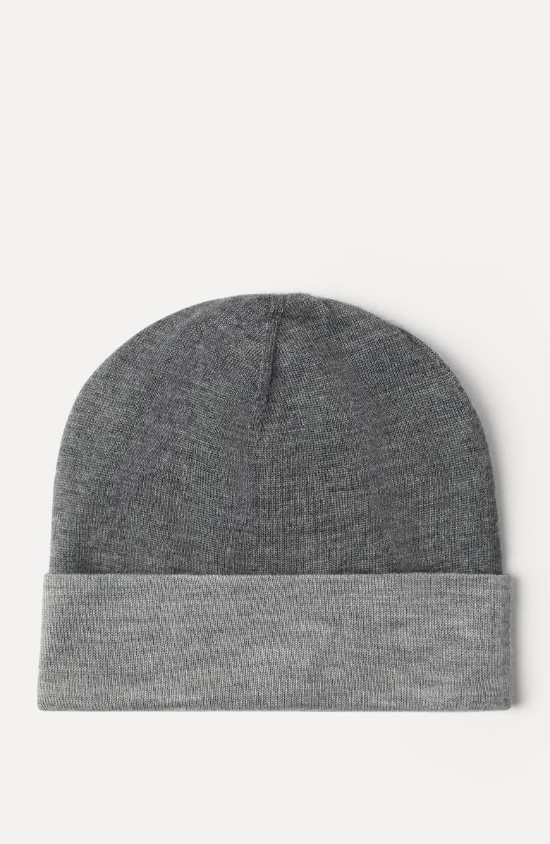 Brunello Cucinelli Cashmere and silk beanie, Alternate, color, Dark Grey