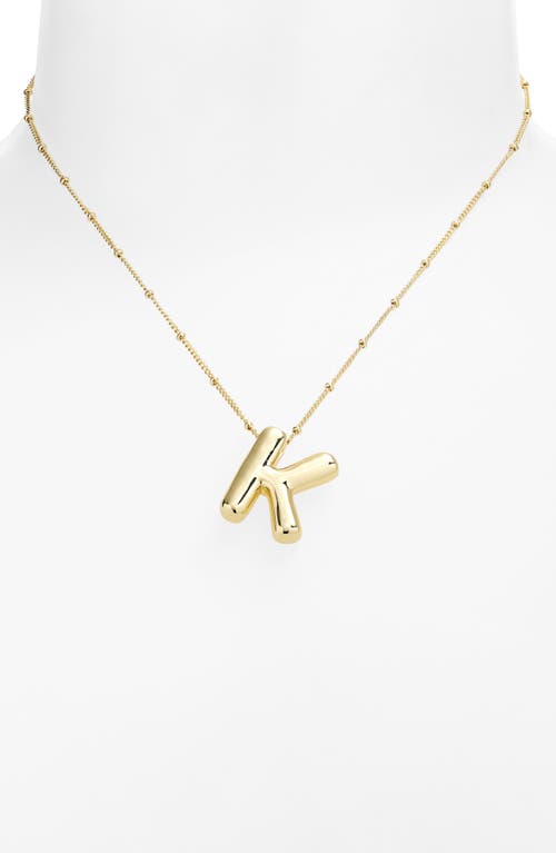 Leith 3d Initial Pendant Necklace