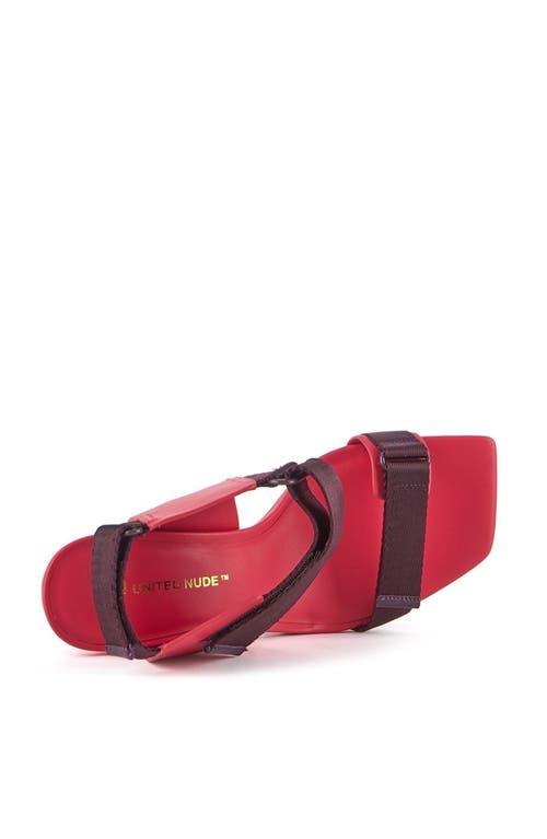 United Nude Rockit Run Sandals In Red