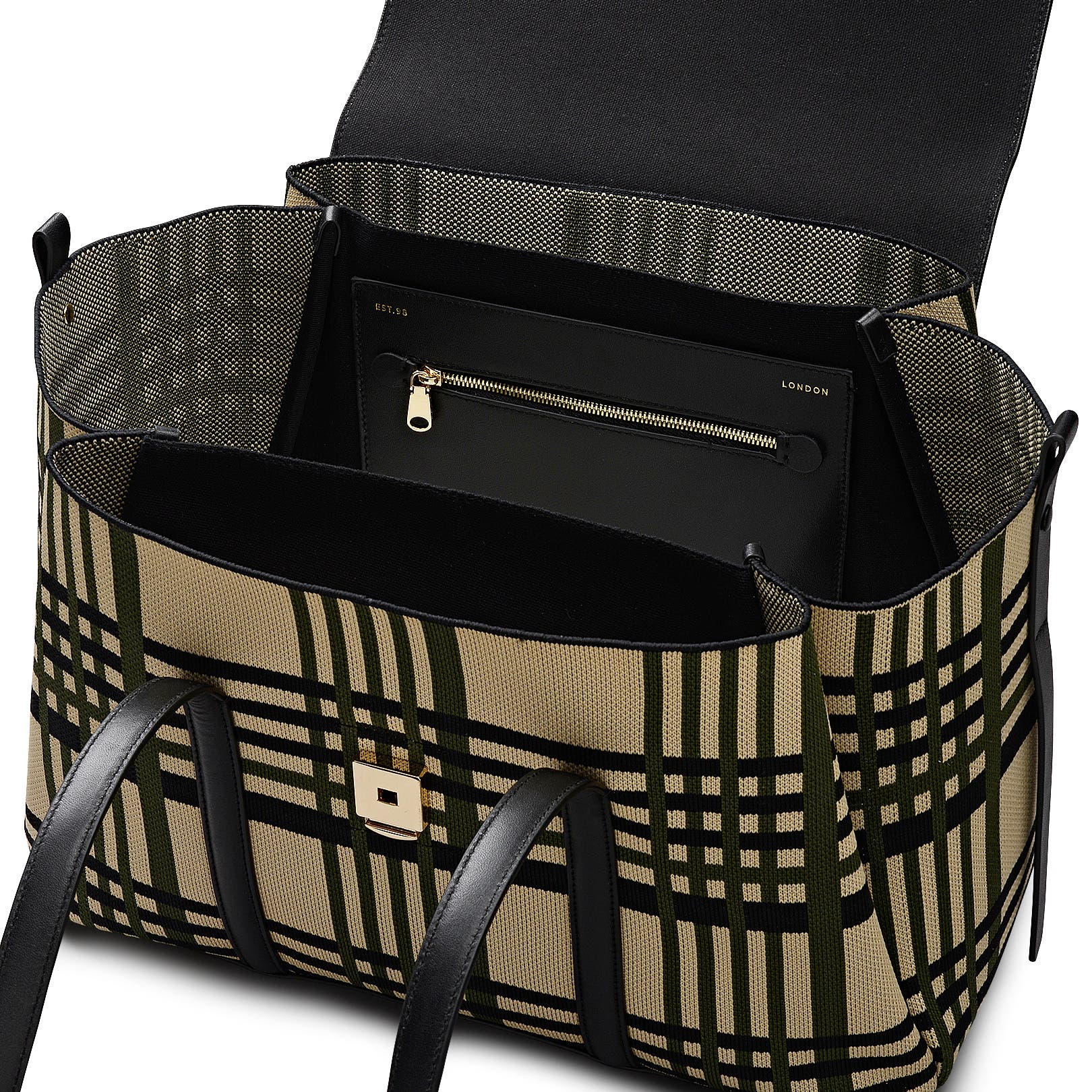 Radley The Chancery - Fly Knit Medium Flapover Shoulder Bag, Alternate, color, Porcini