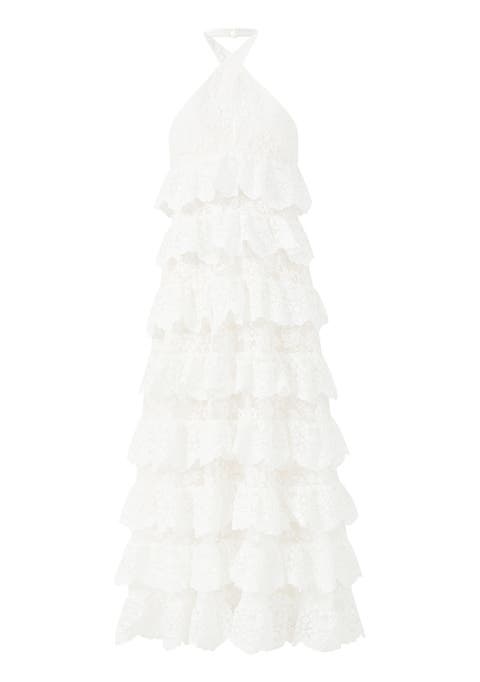 Paloma Lace Frill Maxi Dress (Toddler, Little Kid & Big Kid)