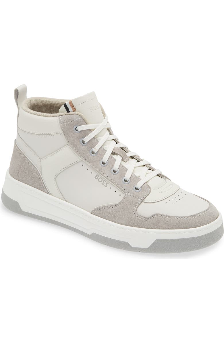 BOSS Baltimore High Top Sneaker, Main, color,