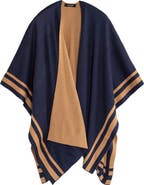 Lauren Ralph Lauren Jet Setter Reversible Knit Poncho