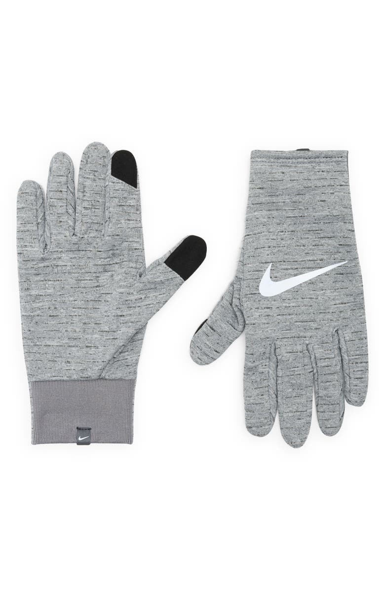 Nike Sphere 4.0 Therma-FIT Touchscreen Compatible Gloves, Main, color, Grey