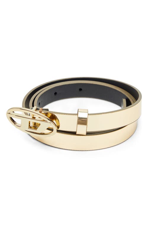 Diesel Oval Logo Belt Adjustable Length In Neutral
