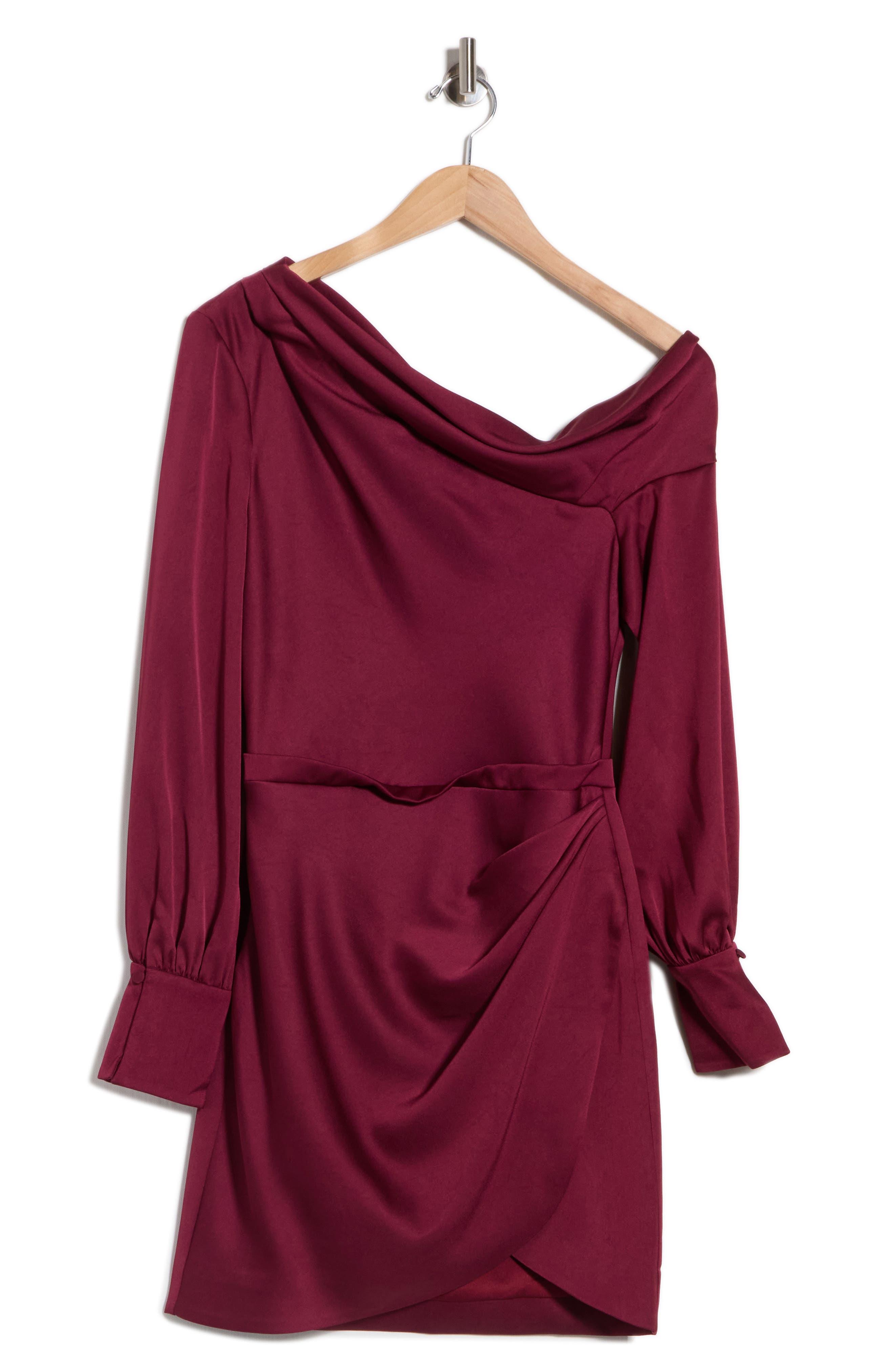 Cameron One-Shoulder Long Sleeve Dress