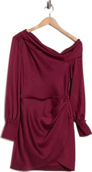 Simkhai Cameron One-Shoulder Long Sleeve Dress