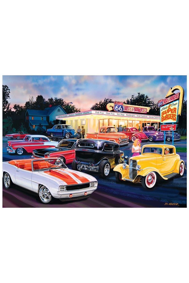 Dogs & Burgers 1000 Piece Jigsaw Puzzle, Alternate, color, Multicolor