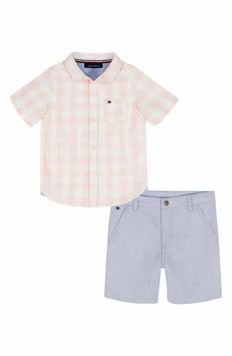 Tommy Hilfiger Short Sleeve Button-Up & Shorts Set