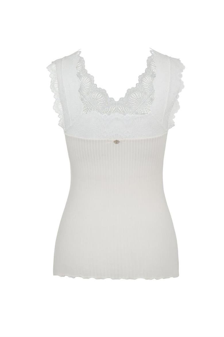 Dahlia Lace-Detail Camisole, Alternate, color, White