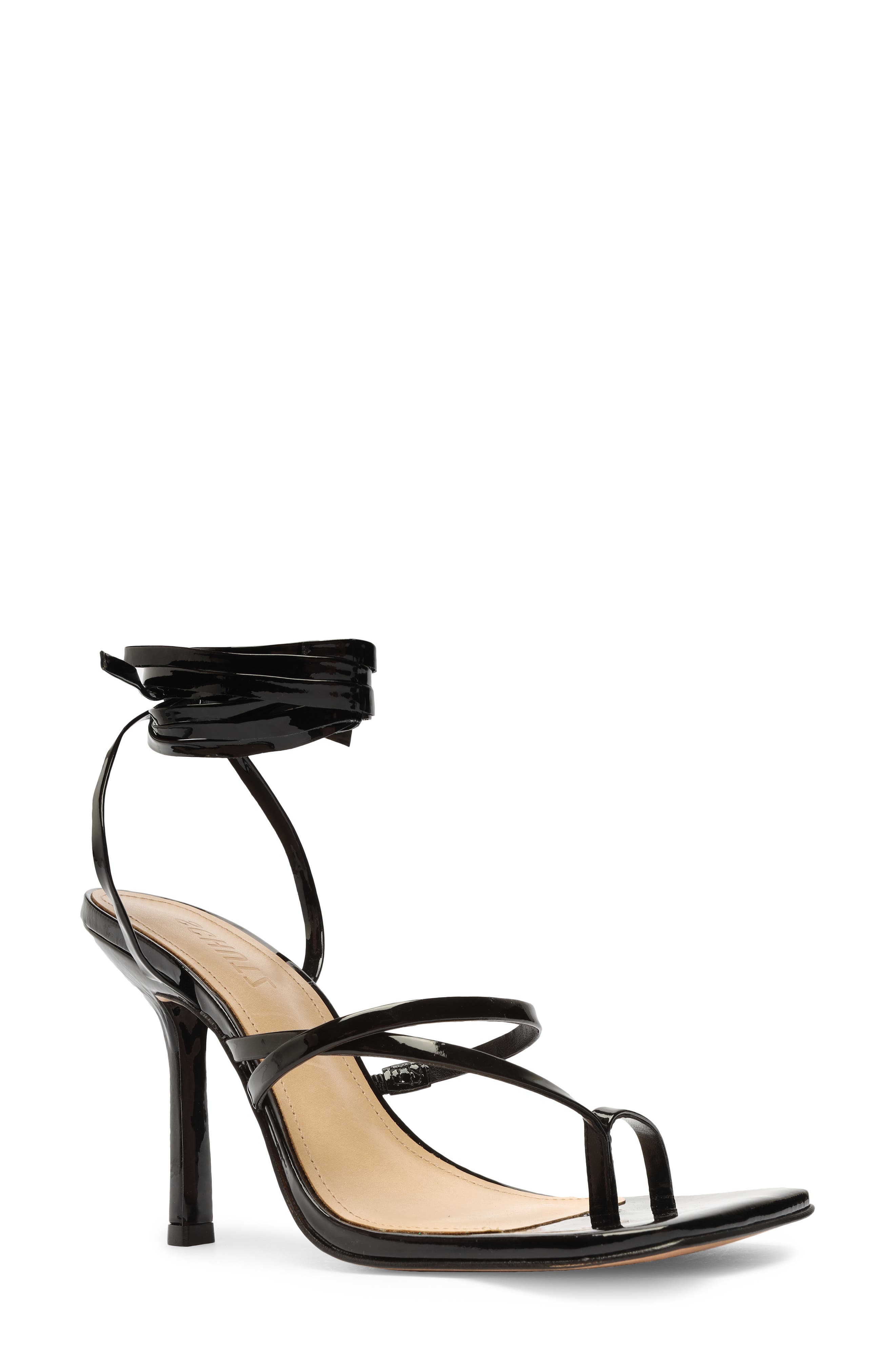 Schutz Lily Ankle Tie Sandal, Main, color, 