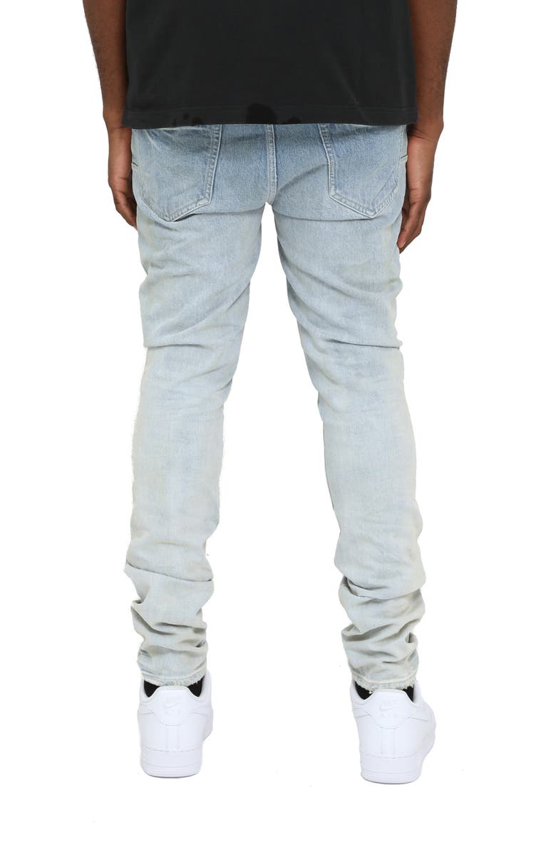 PURPLE BRAND Rhone Fade Skinny Jeans, Alternate, color, Light Indigo
