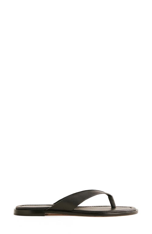 Reformation Jessie Flip Flop In Black