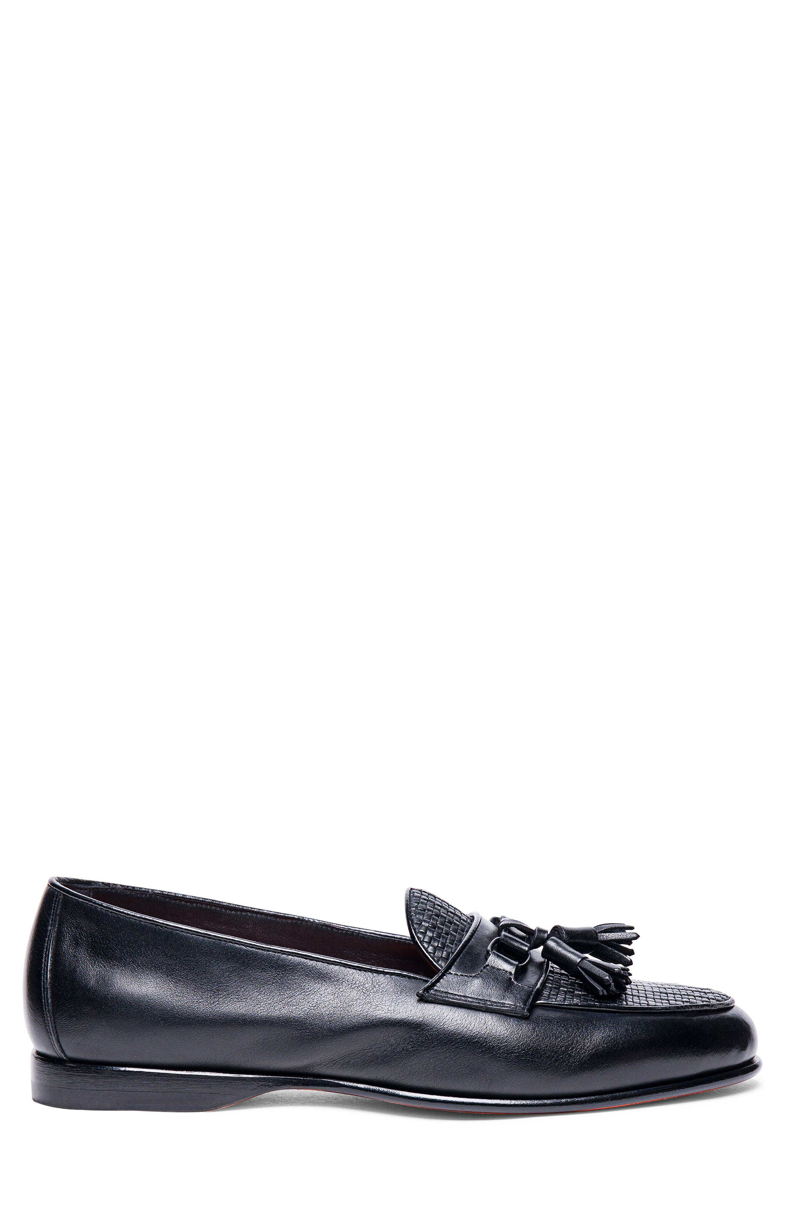 Santoni Andrea Tassel Loafer, Alternate, color, 