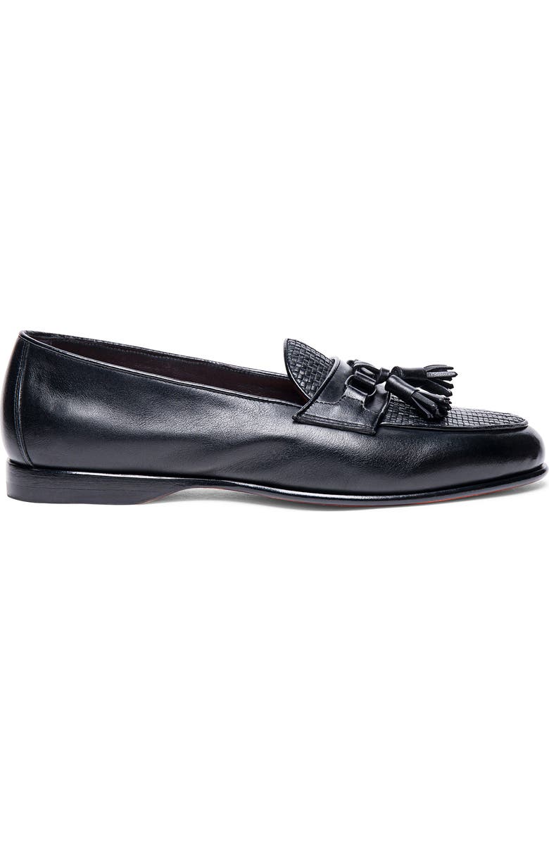 Santoni Andrea Tassel Loafer, Alternate, color,