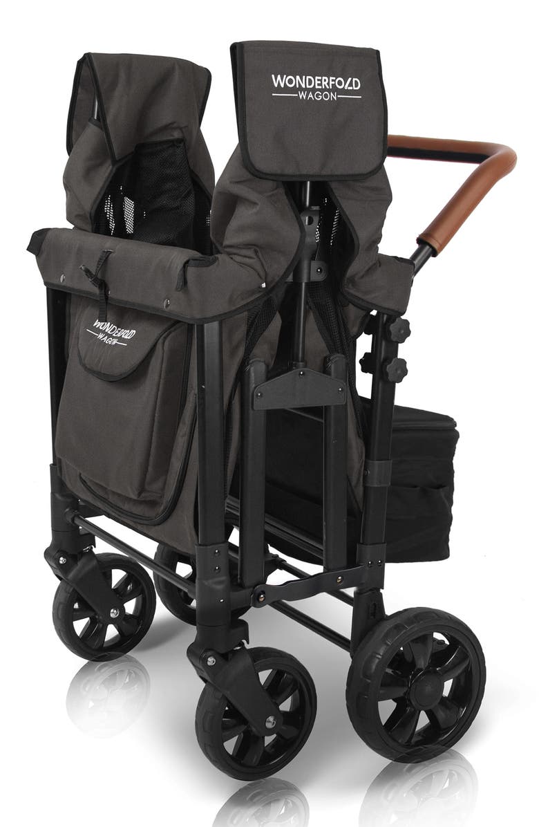 WonderFold W4 Multi-Function 4-Passenger Quad Stroller Wagon, Alternate, color, 