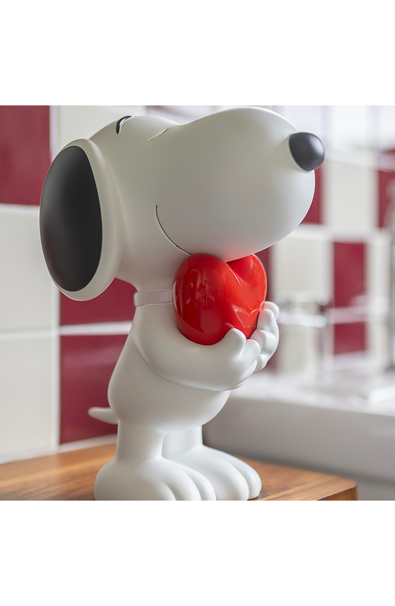 Leblon Delienne Snoopy Heart Figurine, Alternate, color, White / Red Orginal