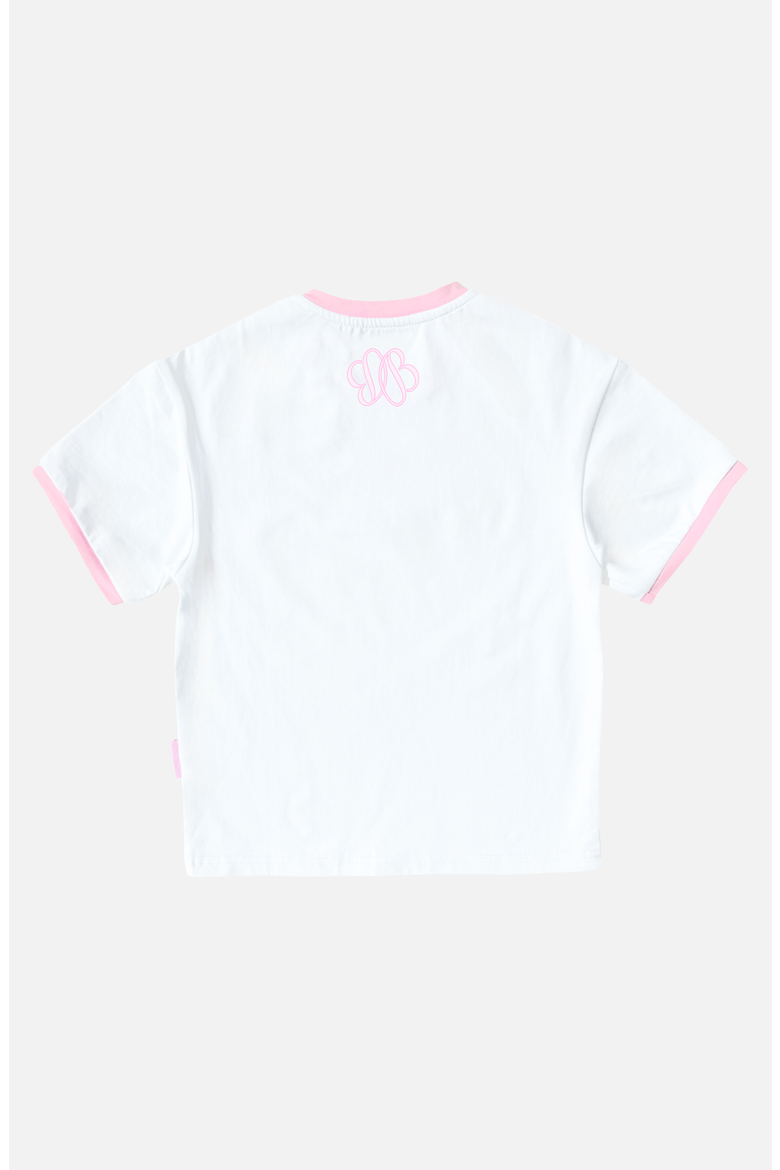 Little Sister T-Shirt, Alternate, color, White/Pink