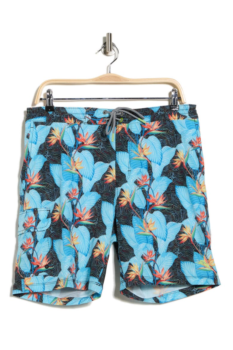 Baja Hidden Gems 8-Inch Board Shorts, Alternate, color, DEEP SPACE